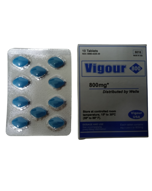 Vigour 800 EXTRA FORTE – Caixa de Cartão – 10 comprimidos
