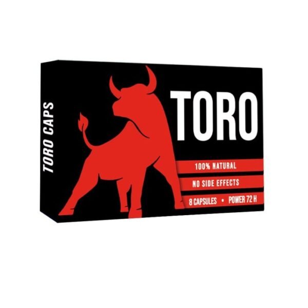 Potenciador Sexual TORO – 4 Capsulas